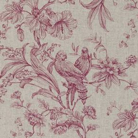 Kellie Raspberry Voile Fabric