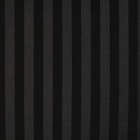 Ascot Stripe Black Upholstery Fabric