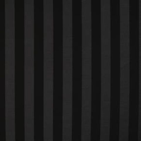 Ascot Stripe Black Upholstery Fabric