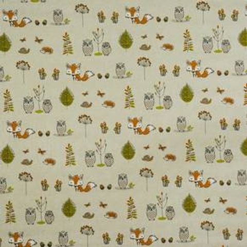 Woodland Fox Multi Upholstery Fabric