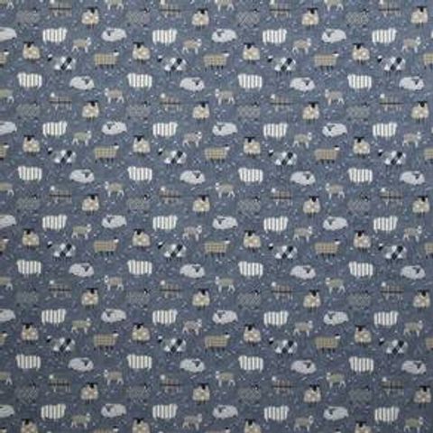 Baa Baa Denim Upholstery Fabric