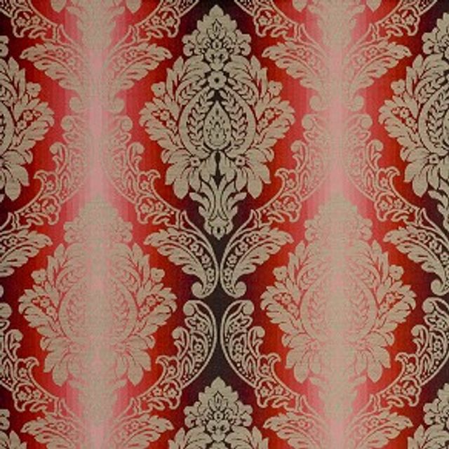 Clarke and Clarke Palladio Ornato Cardinal Upholstery Fabric