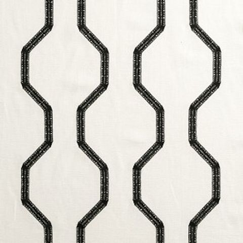 Bw1012 Black / White Voile Fabric