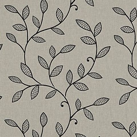 Hetton Charcoal Voile Fabric