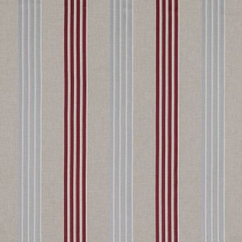 Wensley Raspberryd / Duckegg Upholstery Fabric