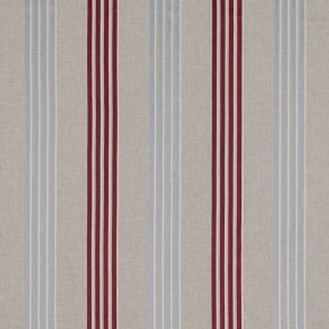 Wensley Raspberryd / Duckegg Upholstery Fabric