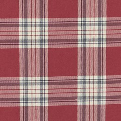 Glenmore Red Upholstery Fabric