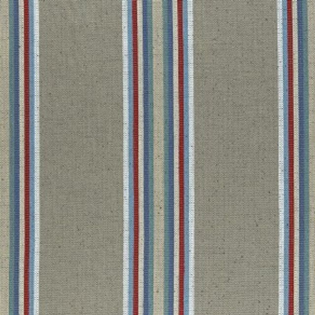 Clarke and Clarke Amara Imani Indigo / Red