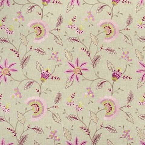 Delamere Raspberry Voile Fabric