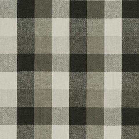 Austin Check Charcoal Upholstery Fabric