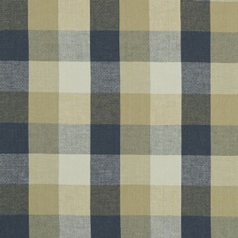 Austin Check Midnight Upholstery Fabric