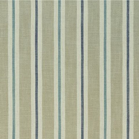 Sackville Stripe Eau De Nil / Linen Upholstery Fabric