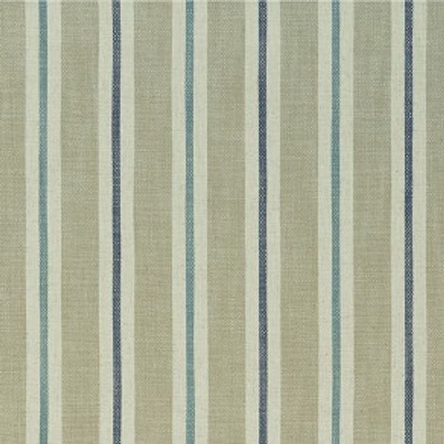 Clarke and Clarke Castle Garden Sackville Stripe Eau De Nil / Linen