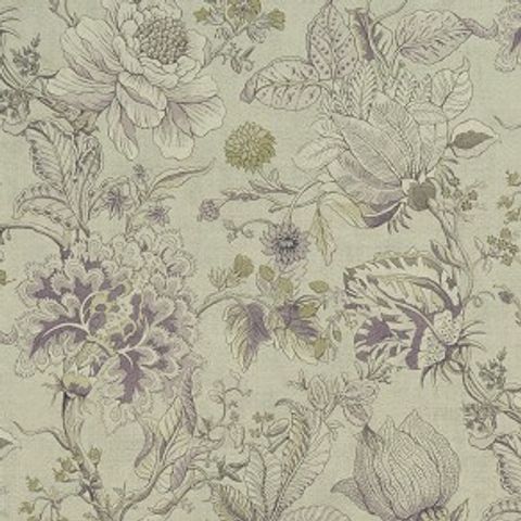 Sissinghurst Heather / Olive Upholstery Fabric