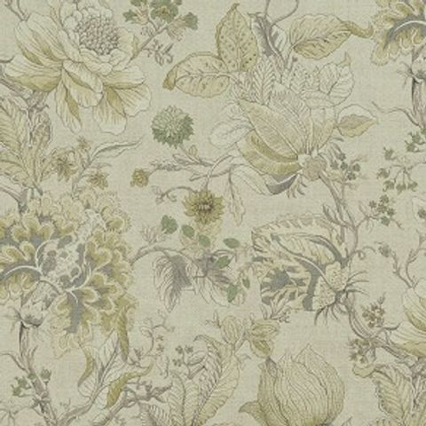 Sissinghurst Citron / Natural Upholstery Fabric