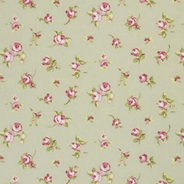 Rosebud Sage Upholstery Fabric