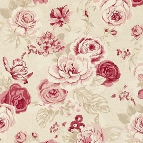 Genevieve Raspberry Upholstery Fabric