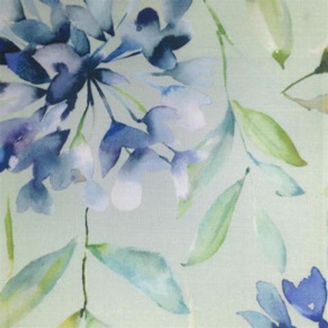 Clovelly Bluebell Voile Fabric