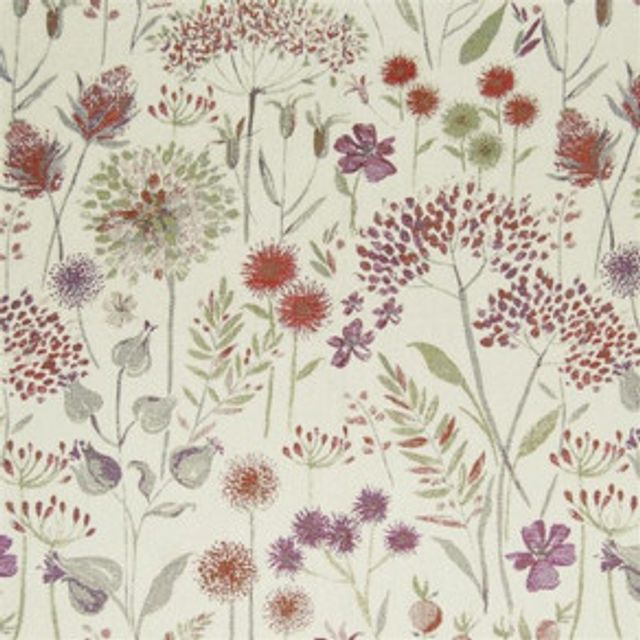 Voyage Decoration Diffusion Weaves Flora Cream Plum