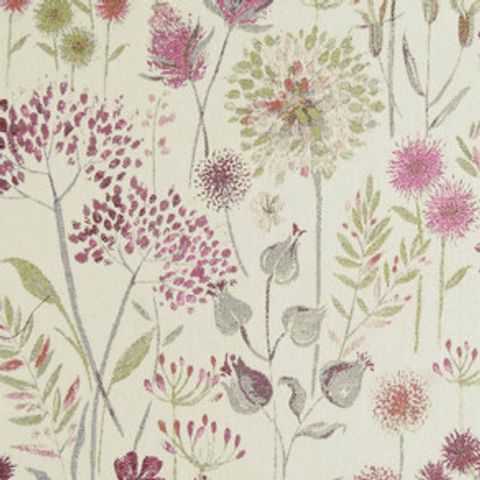 Flora Cream Summer Voile Fabric