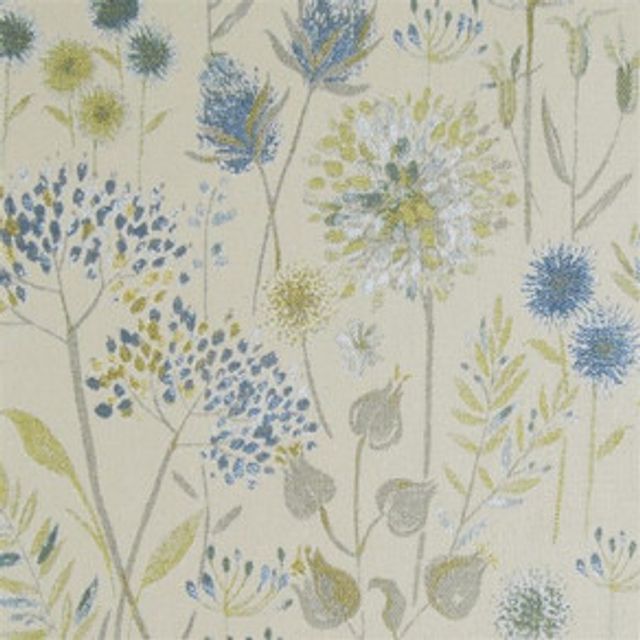 Voyage Decoration Diffusion Weaves Flora Linen Duck Egg