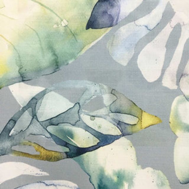 Voyage Decoration Equator Prints Salvador Lemon Grey