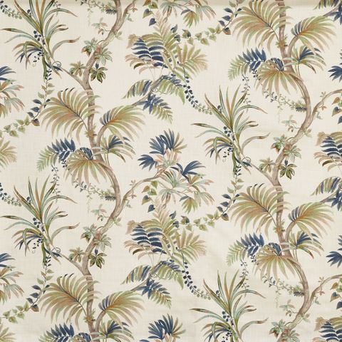 Analeigh Azure Upholstery Fabric