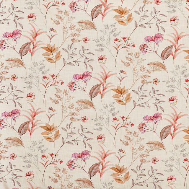 Prestigious Textiles Meadow Verbena Rhubarb