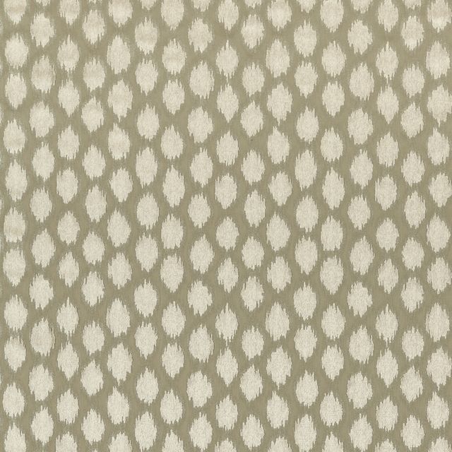 Zoffany Decorative Velvets Ikat Spot Stone