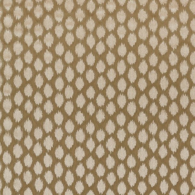 Zoffany Decorative Velvets Ikat Spot Antique/Gold