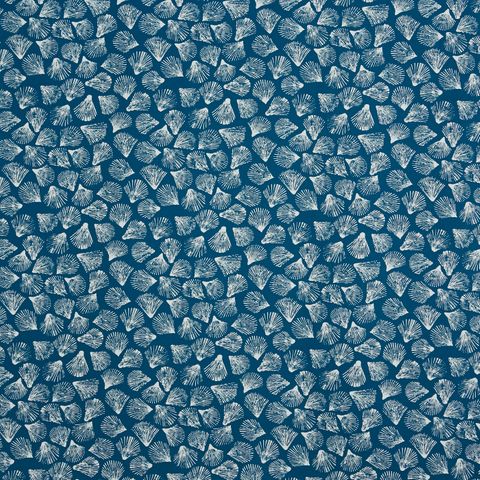 Sandbank Ocean Voile Fabric