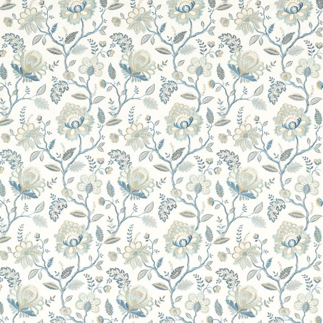 Clarke and Clarke Vintage Adeline Denim/Midnight