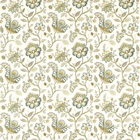 Adeline Teal Voile Fabric