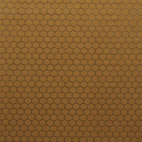 Hexa Gold Upholstery Fabric