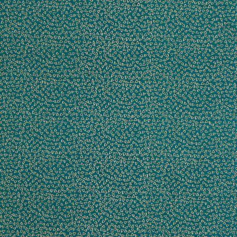 Ricamo Teal Voile Fabric