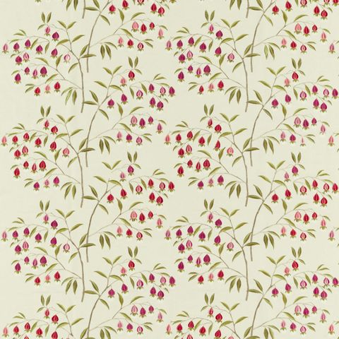 Chinese Lantern Wild Plum Bed Runner