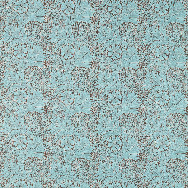 William Morris Cornubia Marigold Sky/Chocolate