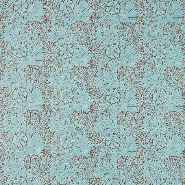 William Morris Cornubia Marigold Sky/Chocolate