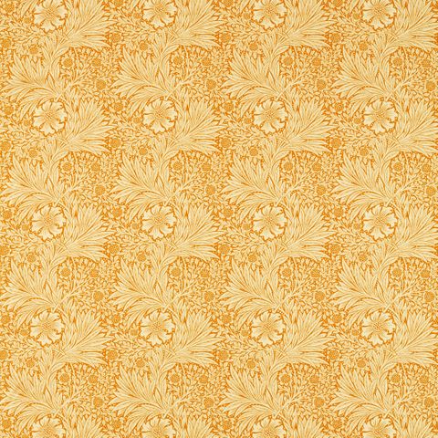 Marigold Cream/Orange Upholstery Fabric