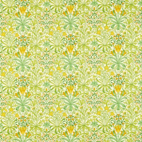 Woodland Weeds Sap Green Upholstery Fabric