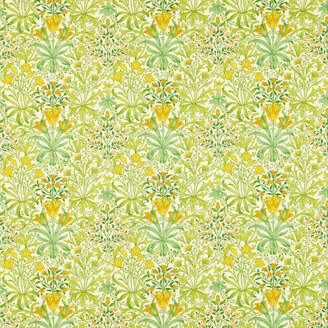 William Morris Cornubia Woodland Weeds Sap Green
