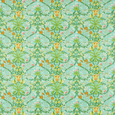 Woodland Weeds Orange/Turquoise
