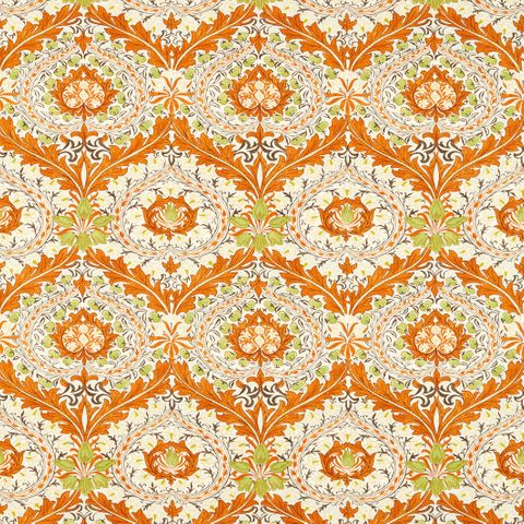 Merton Burnt Orange/Chartreuse