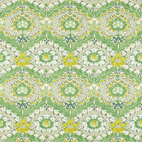 Merton Leaf Green/Sky Upholstery Fabric