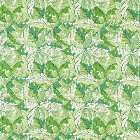 Acanthus Leaf Green Upholstery Fabric
