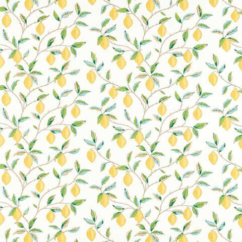 Lemon Tree Lemon/ Bayleaf Upholstery Fabric