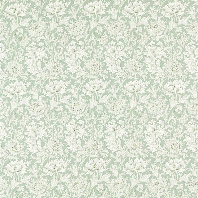 William Morris Simply Morris Chrysanthemum Toile Willow