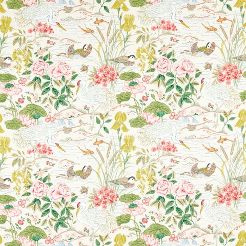 Crane & Frog Lotus Pink/Gosling Upholstery Fabric
