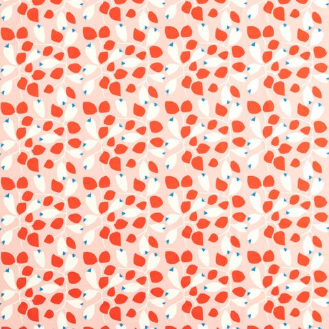 Rosehip Milkshake/Poppy Upholstery Fabric