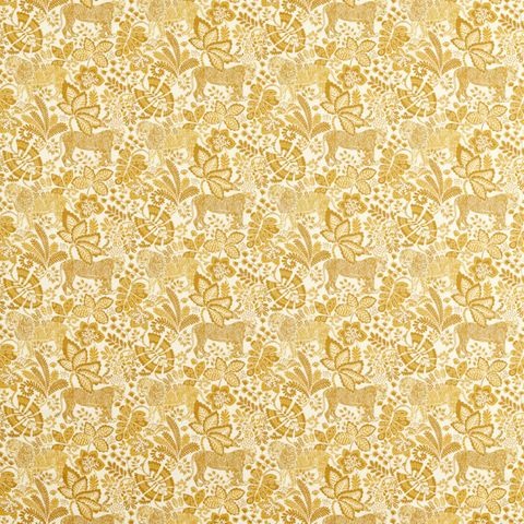 Rumble in the Jungle Pebble/Chai Upholstery Fabric